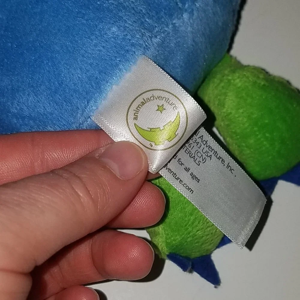Sweet Sprouts Monster Alien Plush Blue Green 7
